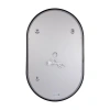 Дзеркало Qtap Scorpio (SC1) з LED-підсвічуванням Touch, з антизапотіванням, з димером, рег. темп. кольору (3000-6500K) Black