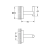 Гачок для ванної кімнати Grohe QuickFix Start