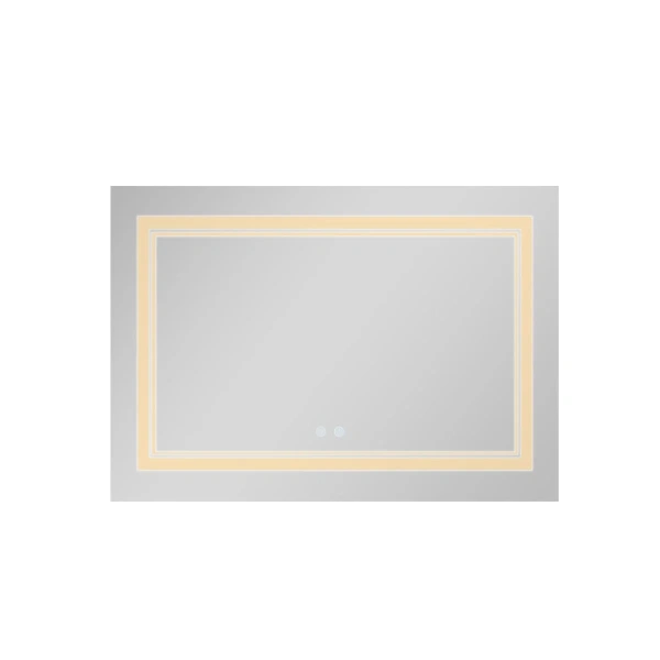 Дзеркало Qtap Cardinal 1200х800 з LED-підсвічуванням Touch, з антизапотіванням, з димером, рег. темп. кольору (3000-6500K)