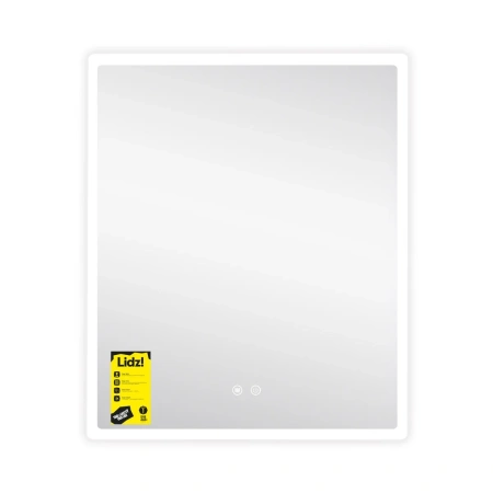 Дзеркало Lidz Orion (OR2) 700х800 з LED-підсвічуванням Touch, з антизапотіванням, з регулюванням яскравості