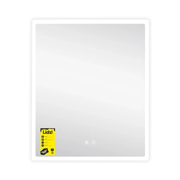 Дзеркало Lidz Orion (OR2) 700х800 з LED-підсвічуванням Touch, з антизапотіванням, з регулюванням яскравості