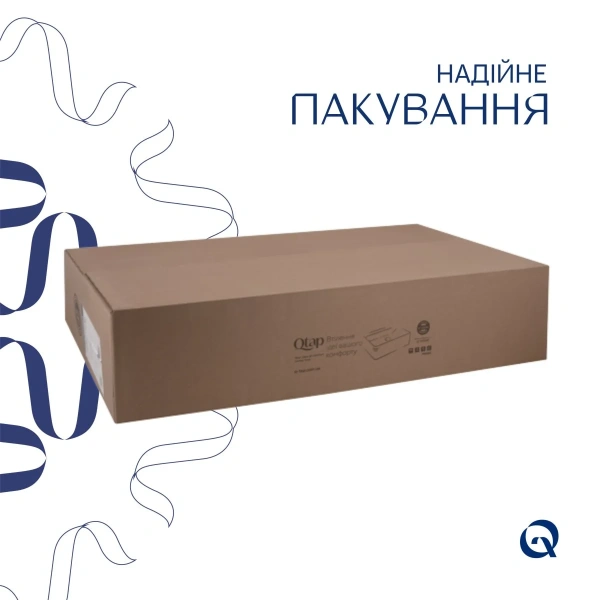 Раковина накладна квадратна 400х400х140 мм, Qtap Kolibri QT10116303W