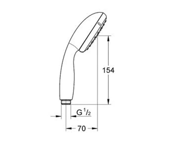 Фото Ручний душ 2 режими GROHE TEMPESTA