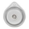 Кухонна мийка Lidz 4539 Satin 0,8 мм