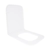 Сидіння для унітазу Qtap (Gemini 520) 448x357x38,5 мм, White, з мікроліфтом, Slim Duroplast, Quick Release