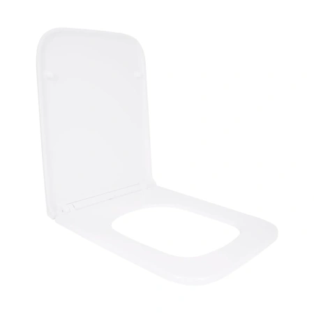 Сидіння для унітазу Qtap (Gemini 520) 448x357x38,5 мм, White, з мікроліфтом, Slim Duroplast, Quick Release