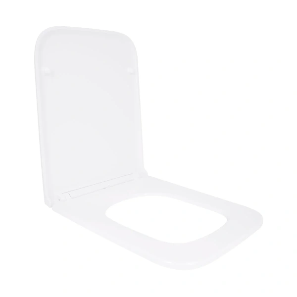 Сидіння для унітазу Qtap (Gemini 520) 448x357x38,5 мм, White, з мікроліфтом, Slim Duroplast, Quick Release