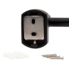 Тримач для рушника подвійний (чорний) Qtap Liberty