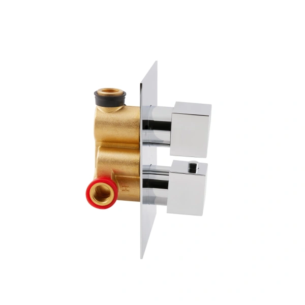 Душова система термостатична прихованого монтажу на два споживача Qtap Aquarius