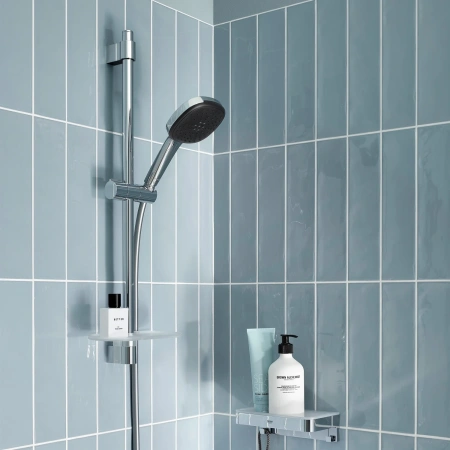Фото Душова система Grohe Bauloop з гарнітуром Vitalio Comfort 110 і підключенням Vitalio