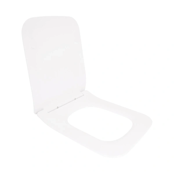 Qtap Сидіння для унітаза (Crow 640) 460x350x47 мм, White, з мікроліфтом, Slim Duroplast, Quick Release