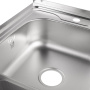 Кухонна мийка Lidz 6080-L Decor 0,6 мм