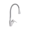 Фото Змішувач для кухні Lidz Tani 007F3 з гнучким виливом (k40) Chrome/Grey
