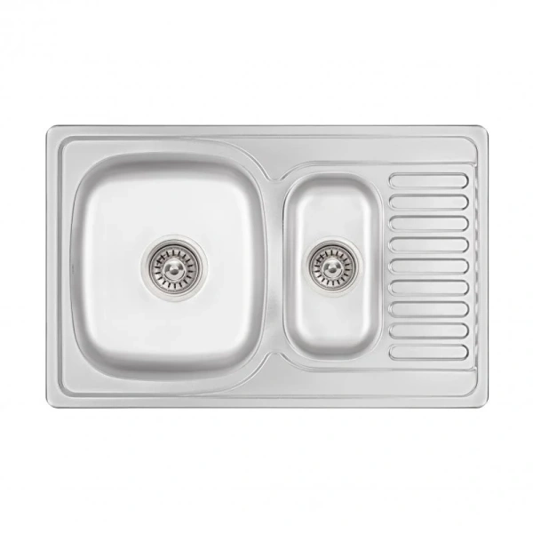 Кухонна мийка Lidz 78*50 Micro Decor 0,8 мм