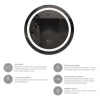 Дзеркало Kroner KRP Spiegel R2 - 6060 з LED-підсвічуванням та антизапотіванням