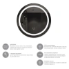 Дзеркало Kroner KRP Spiegel R2 - 6060 з LED-підсвічуванням та антизапотіванням