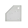 Фото Набір Qtap душова кабіна Leo-AC6 Clear 2020x900x900 мм + піддон Diamond 90x90x12 см з сифоном