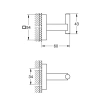 Гачок для ванної кімнати Grohe QuickFix Start Cube