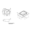 Фото Кухонна мийка Qtap 4842 Micro Decor 0,8 мм