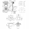 Комплект 4 в 1: Інсталяція Grohe Rapid SL 3 в 1 38772001 + Унітаз безободковий Kroner 
