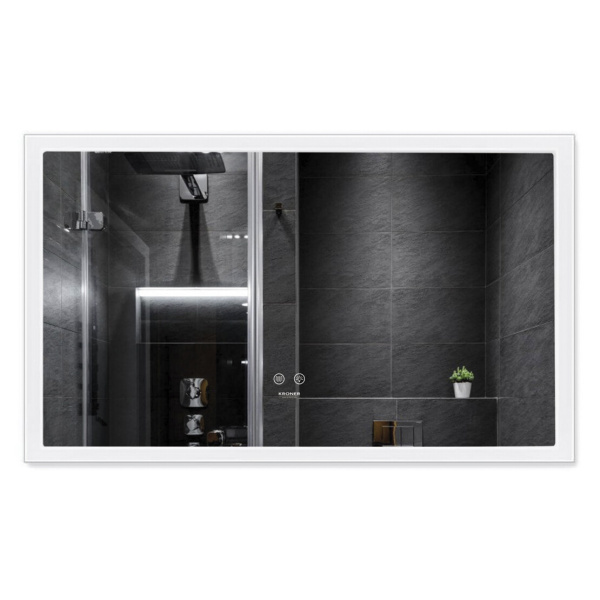 Дзеркало Kroner KRP Spiegel HR3 - 10060 з LED-підсвічуванням та антизапотіванням