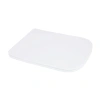 Сидіння для унітаза підлогового (Aries) 445×360×30 мм, White, з мікроліфтом? Slim Duroplast, Quick Release Qtap