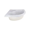Фото Душова кабіна Lidz Latwa SC80x80.SAT.HIGH.FR напівкругла, скло Frost 4 мм + душовий піддон ST80x80x41, з панеллю