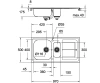 Фото Мийка для кухні з ексцентриком GROHE K-SERIES K 300