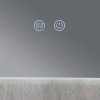 Дзеркало Qtap Taurus (TA2) 1200×800 мм з LED-підсвічуванням Touch, з антизапотіванням, з димером, рег. темп. кольору (3000-6500K)