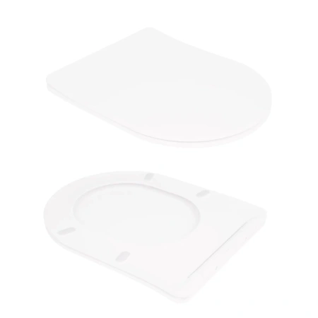 Унітаз підлоговий Qtap Virgo Ultra Quiet безобідковий з сидінням Soft-close WHITE