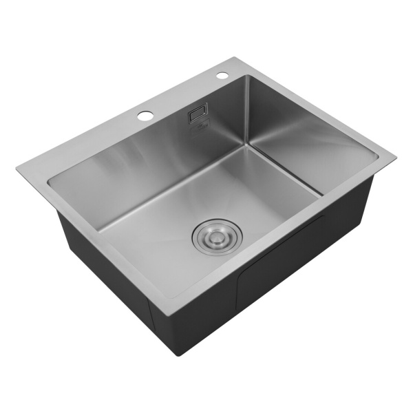 Кухонна мийка з нержавіючої сталі Kroner 60*50 3.0/1.0 мм + сушарка