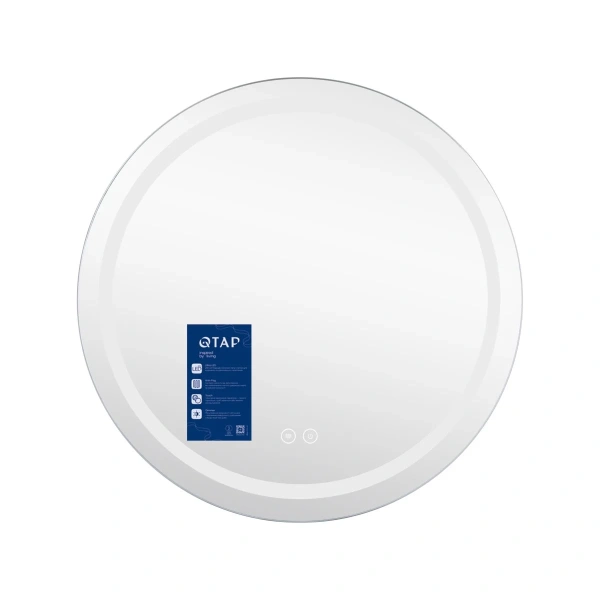 Дзеркало Qtap Mideya LED з антизапотіванням 600х600