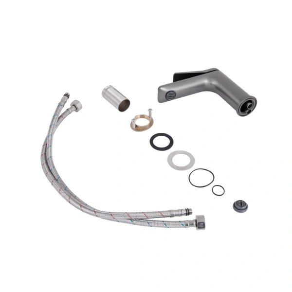 Змішувач для раковини Qtap Presto (Графіт)