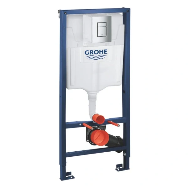 Набір інсталяція 4 в 1 Grohe Rapid SL 38772001 + унітаз із сидінням Qtap Robin