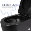 Унітаз підвісний Qtap Taurus Ultra Quiet 515×360×350 мм, Matt Black, з сидінням Slim Duroplast / Soft-close / Quick Release