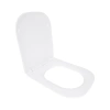 Сидіння для унітазу Qtap (Stork, Aquarius 630) 420x336x22 мм, White, з мікроліфтом, Slim Duroplast, Quick Release