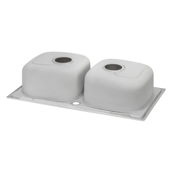 Фото Кухонна мийка Qtap 78*43-B Micro Decor 0,8 мм