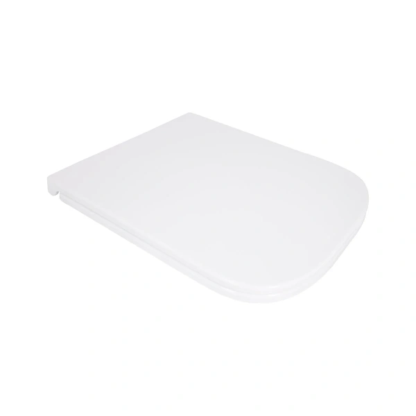 Сидіння для унітазу Qtap (Gemini 490) 428x344x37,5 мм, White, з мікроліфтом, Slim Duroplast, Quick Release