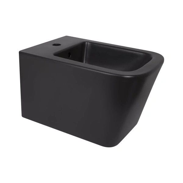 Біде підвісне Qtap Tern New 515x350x320 мм Matt Black