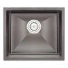 Кухонна мийка (чорна) Qtap D4843BL 2.7/1.0 мм