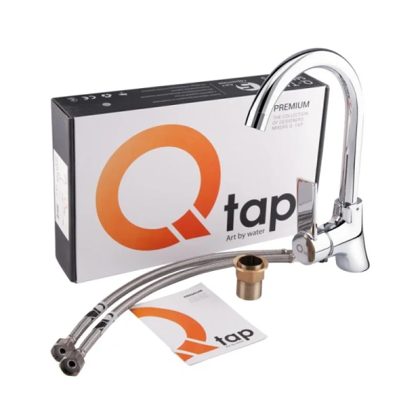 Фото Змішувач для кухні Qtap Form