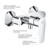 Фото Набір змішувачів 3 в 1 для ванної кімнати Grohe QuickFix StartEdge S-Size