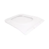 Qtap Сидіння для унітаза (Crow 640) 460x350x47 мм, White, з мікроліфтом, Slim Duroplast, Quick Release