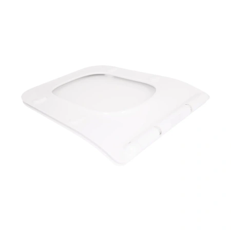 Qtap Сидіння для унітаза (Crow 640) 460x350x47 мм, White, з мікроліфтом, Slim Duroplast, Quick Release