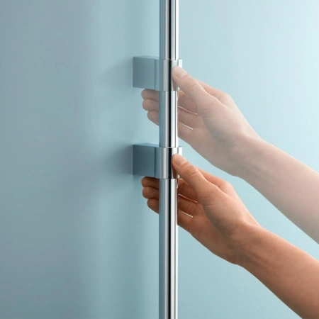 Фото Набір змішувачів Grohe Quickfix термостат для душу з душовим гарнітуром Precision Flow THM та змішувач для раковини StartEdge S-Size