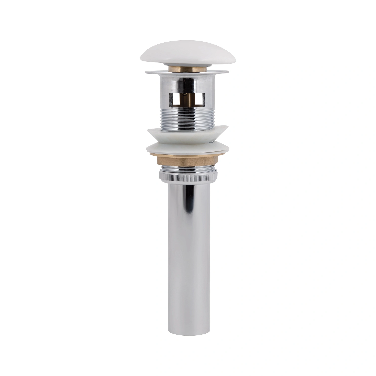 Донний клапан для раковини Qtap PU02O 225х70х70 White з переливом