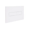 Клавіша змиву Qtap Standard 152x236x28 мм, White, лінійна