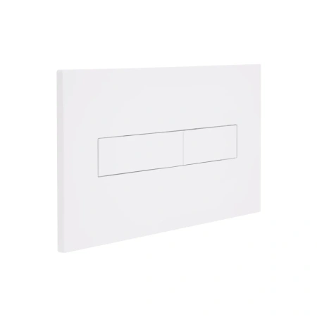 Клавіша змиву Qtap Standard 152x236x28 мм, White, лінійна
