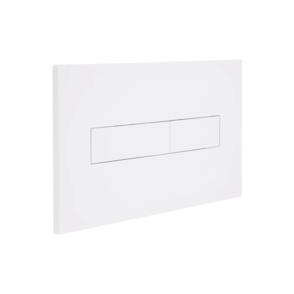 Клавіша змиву Qtap Standard 152x236x28 мм, White, лінійна