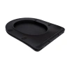 Сидіння для унітаза Qtap (Robin 490) 425x363x50 мм, Matt Black, з мікроліфтом Slim Duroplast, Quick Release